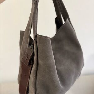 Coach 1941 Bandit Hobo 39 Grey Suede Extremely Rare